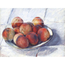 Gustave Caillebotte Brzoskwinie na talerzu Lassiette de peches — produkt cyfrowy do pobrania