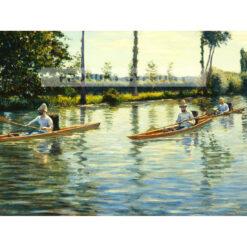 Gustave Caillebotte Kajak na rzece Yerres — produkt cyfrowy do pobrania