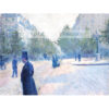 Gustave Caillebotte La place Saint Augustin temps brumeux — produkt cyfrowy do pobrania