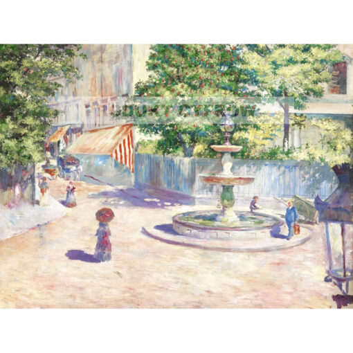 Gustave Caillebotte La Place Saint Georges — produkt cyfrowy do pobrania