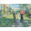 Gustave Caillebotte Ścieżka Chemin montant — produkt cyfrowy do pobrania