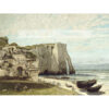 Gustave Courbet Etretat Klify po burzy — produkt cyfrowy do pobrania