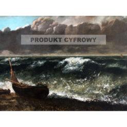 Gustave Courbet Fala — produkt cyfrowy do pobrania