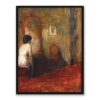 Guy Pene du Bois Akt we wnętrzu 30×40