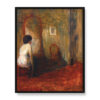 Guy Pene du Bois Akt we wnętrzu 40×50