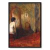 Guy Pene du Bois Akt we wnętrzu 50×70