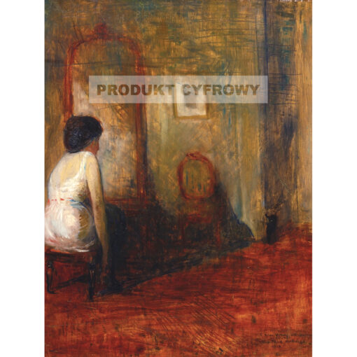 Guy Pene du Bois Akt we wnętrzu — produkt cyfrowy do pobrania