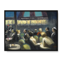 Guy Pene du Bois Cafe de Flore 40×30
