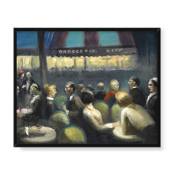 Guy Pene du Bois Cafe de Flore 50×40