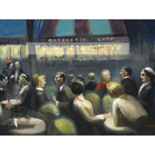 Guy Pene du Bois Cafe de Flore — produkt cyfrowy do pobrania