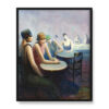 Guy Pene du Bois Cafe Dome 40×50