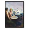 Guy Pene du Bois Cafe Dome 50×70