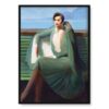 Guy Pene du Bois Dama w pelerynie 50×70