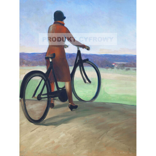 Guy Pene du Bois Dziewczyna na rowerze — produkt cyfrowy do pobrania