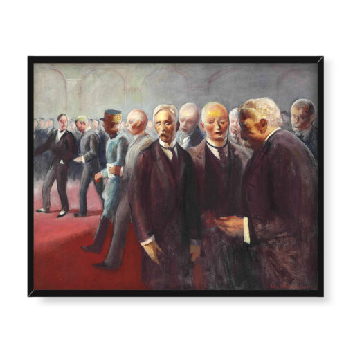 Guy Pene du Bois Konferencja pokojowa 50x40