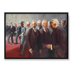 Guy Pene du Bois Konferencja pokojowa 70×50