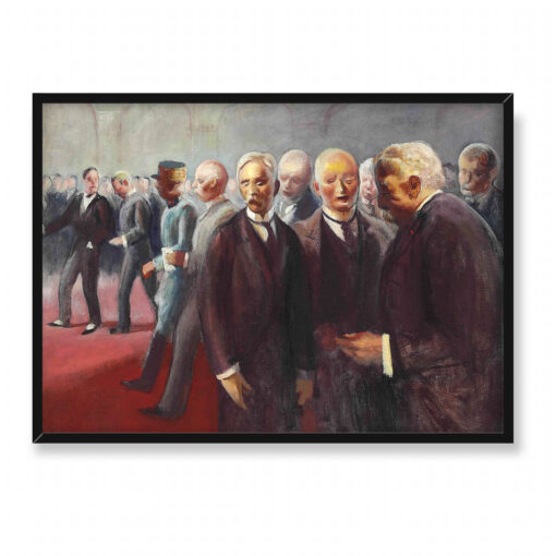 Guy Pene du Bois Konferencja pokojowa 70x50