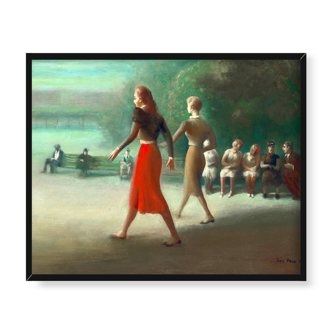 Guy Pene du Bois Matki 50x40 w RAMIE