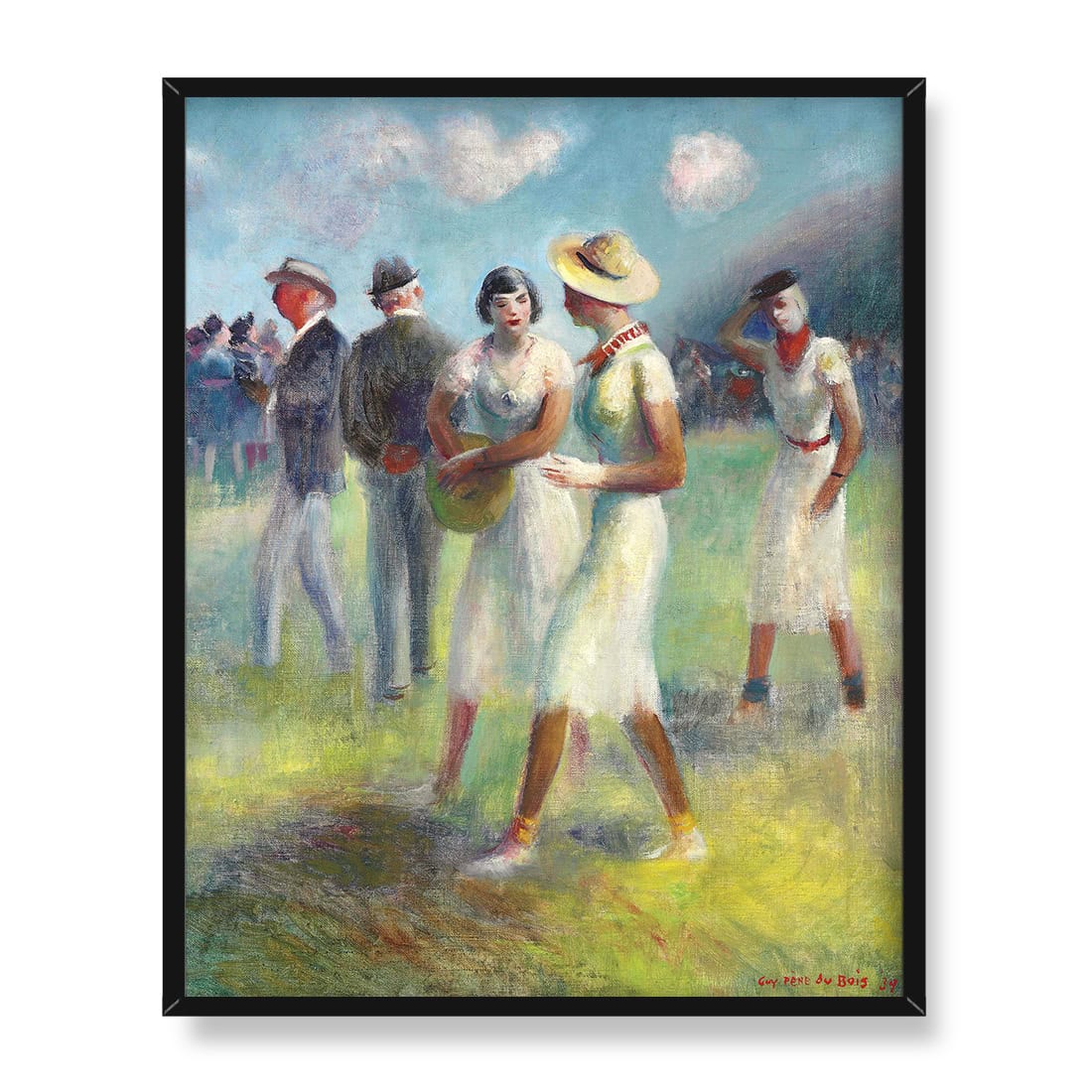 Guy Pene du Bois Na wyścigach 40x50