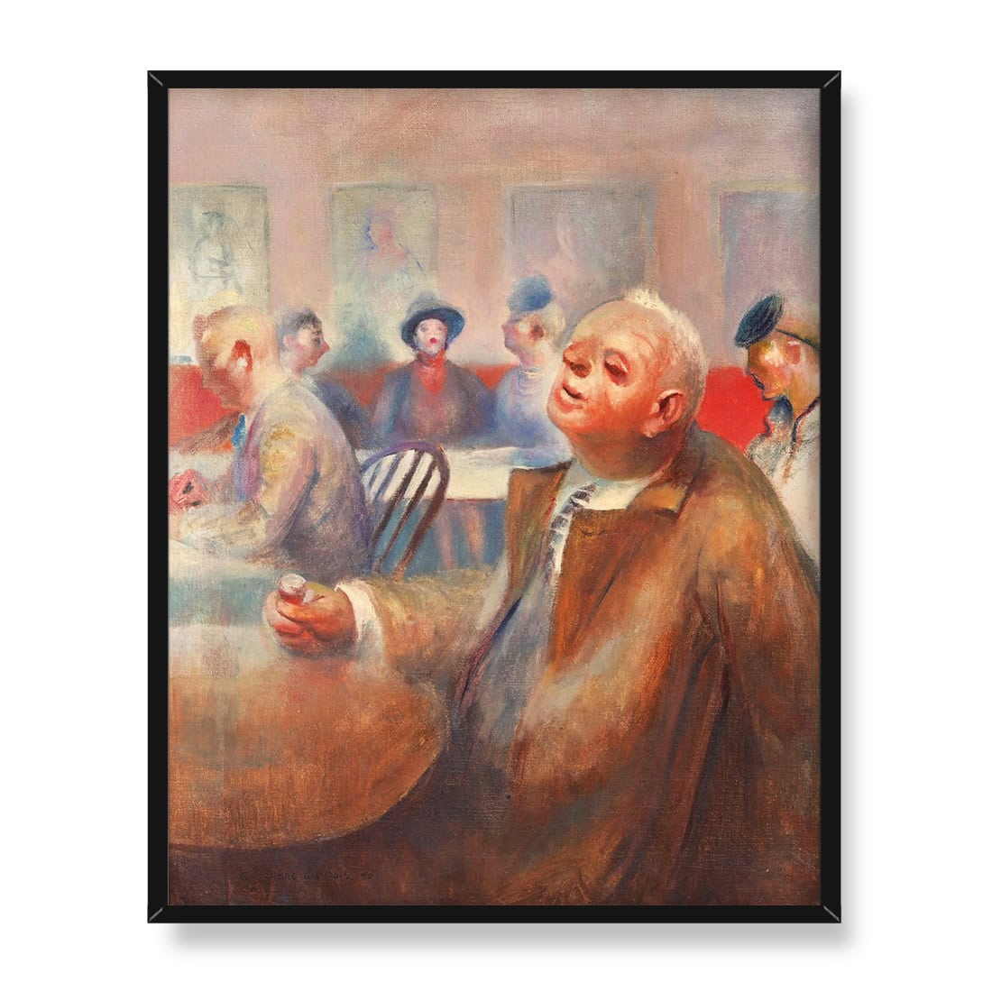 Guy Pene du Bois Profesjonalny myśliciel 40x50
