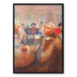 Guy Pene du Bois Profesjonalny myśliciel 50×70