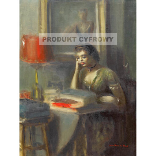 Guy Pene du Bois Siedząca kobieta — produkt cyfrowy do pobrania
