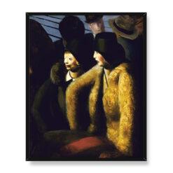 Guy Pene du Bois Szerokie kapelusze 40×50