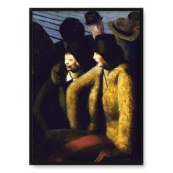 Guy Pene du Bois Szerokie kapelusze 50×70