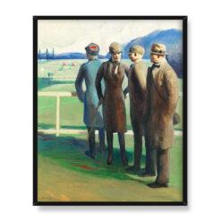 Guy Pene du Bois Tor Longchamps 40×50