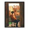 Guy Pene du Bois Virginia w progu 30×40