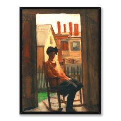 Guy Pene du Bois Virginia w progu 30×40