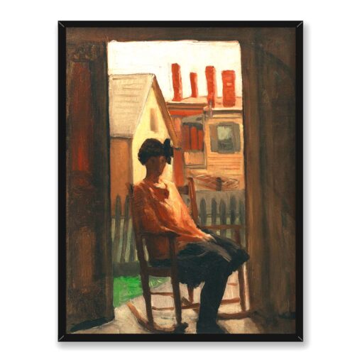 Guy Pene du Bois Virginia w progu 30x40