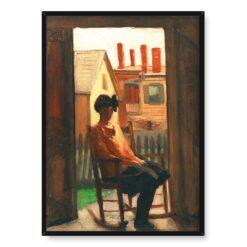 Guy Pene du Bois Virginia w progu 50×70