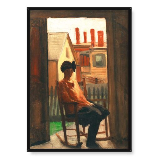 Guy Pene du Bois Virginia w progu 50x70
