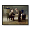 Guy Pene du Bois W sądzie 40×30 w RAMIE