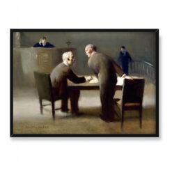 Guy Pene du Bois W sądzie 70×50