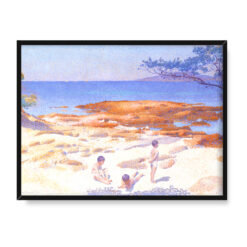 Henri Edmond Cross Plaża w Cabasson 40×30