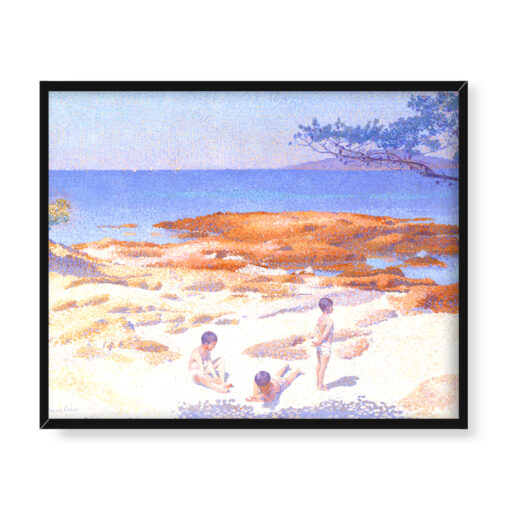 Henri Edmond Cross Plaża w Cabasson 50x40