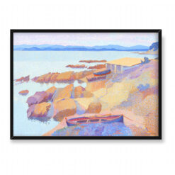 Henri Edmond Cross Wybrzeże w pobliżu Antibes 70×50