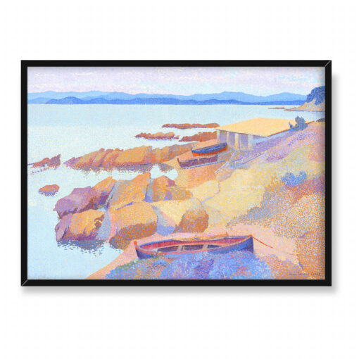 Henri Edmond Cross Wybrzeże w pobliżu Antibes 70x50