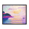 Henri Edmond Cross Zachód słońca nad morzem 50×40 w RAMIE