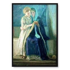 Henry Ossawa Tanner Chrystus z matka studiujący pismo 50×70