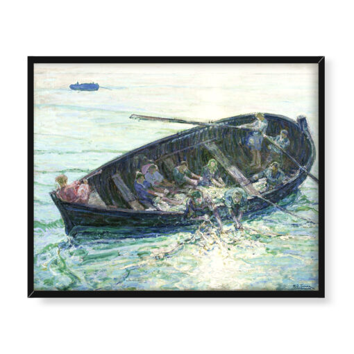Henry Ossawa Tanner Cudowny połów ryb 50x40 w RAMIE