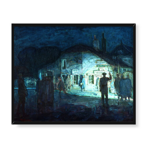 Henry Ossawa Tanner Intersection of Roads at Neufchateau 50x40 w RAMIE