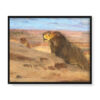 Henry Ossawa Tanner Lwy na pustyni 50×40 w RAMIE