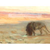 Henry Ossawa Tanner Pijący lew — produkt cyfrowy do pobrania