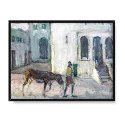 Henry Ossawa Tanner Scena uliczna w Tangerze 40×30