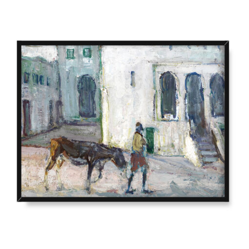 Henry Ossawa Tanner Scena uliczna w Tangerze 40x30 w RAMIE