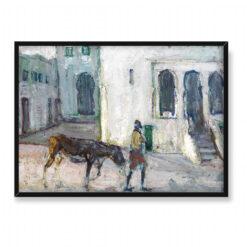 Henry Ossawa Tanner Scena uliczna w Tangerze 70×50