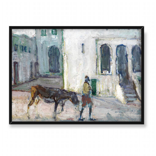 Henry Ossawa Tanner Scena uliczna w Tangerze 70x50